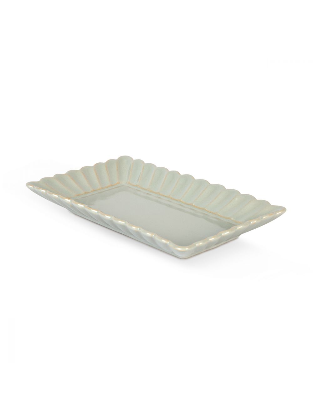 Scallop Rim Rectangle Platter